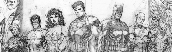 Jim Lee dévoile la couverture pencils de Justice League #10